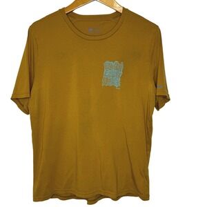Janji Gold Run Everywhere T Shirt Mens Large